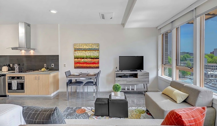 What apartments will $1,700 rent you in Pearl District, this month?