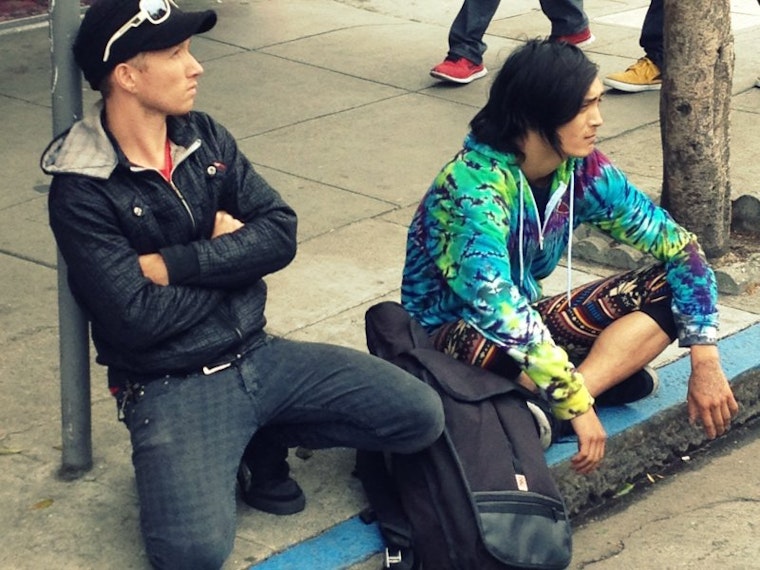Ruckus on Haight Street