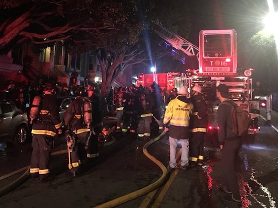 Fire Displaces 5 From Two Alamo Square Homes [Updated]