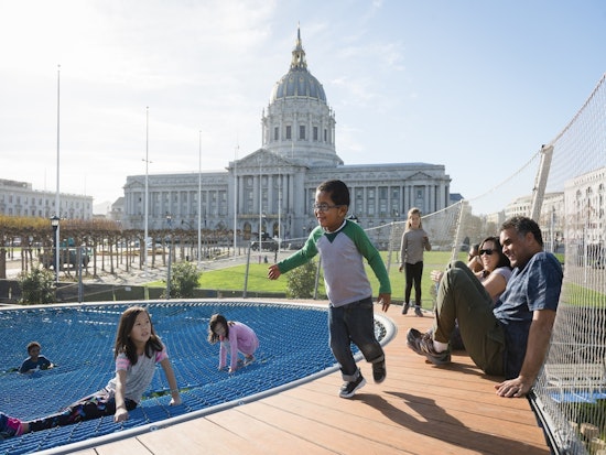 Renovated Civic Center Playgrounds Open On Valentine's Day