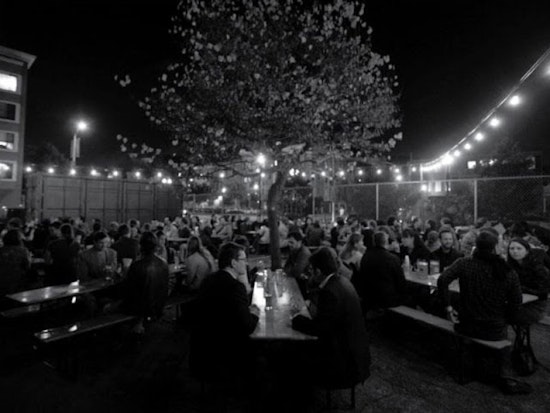Eggs Near Kegs: Fundraiser at Biergarten on Saturday