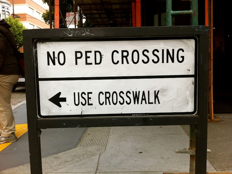 Crosswalks in Hayes Valley: A Threesome We Could Do Without