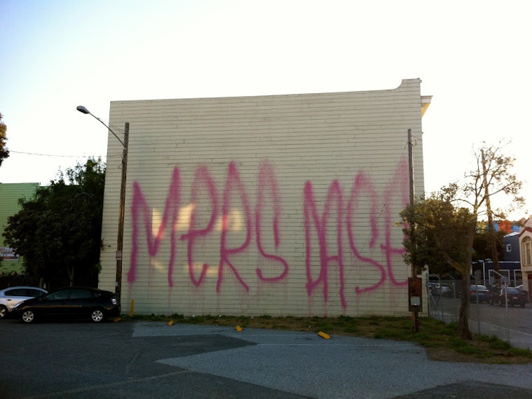 A Giant Vandal Leaves Their Mark