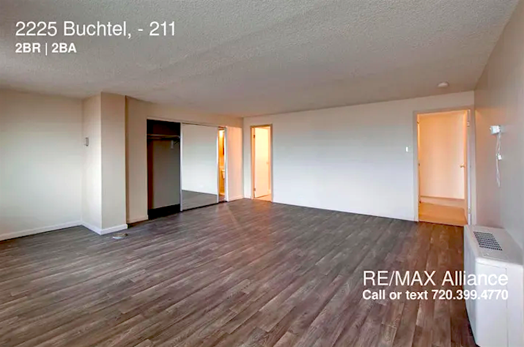The cheapest apartments for rent in the University, Denver
