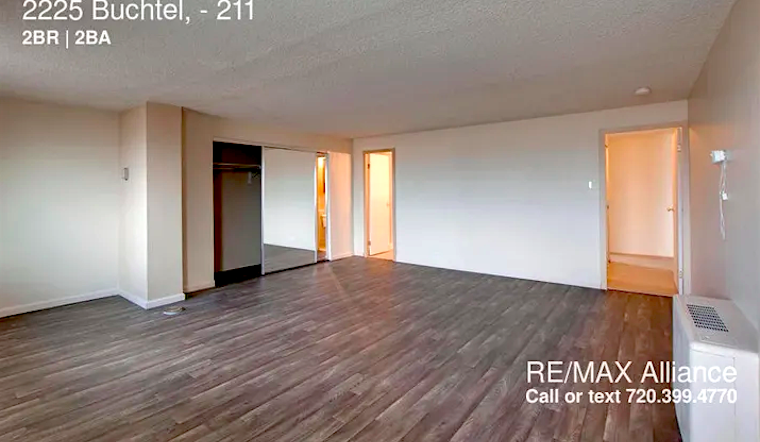 The cheapest apartments for rent in the University, Denver