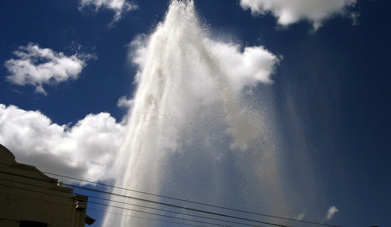 Water Main Breaks at Market & Gough