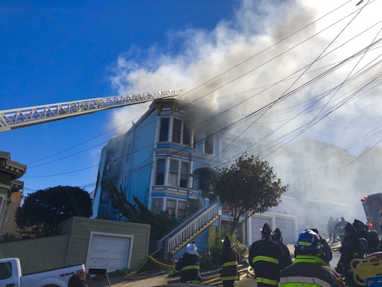 2-Alarm Fire Guts Alleged Castro Drug House