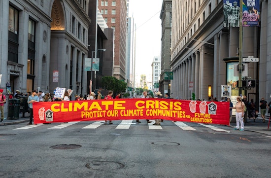 Climate activists shut down multiple Financial District blocks in call to action