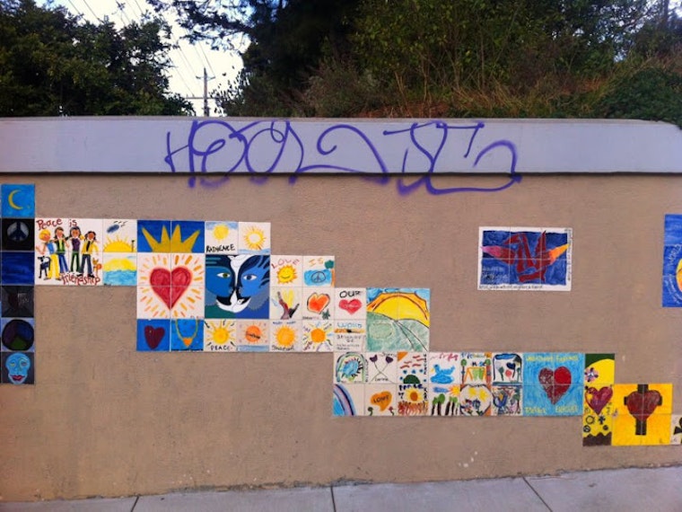Recent Graffiti On Buchanan