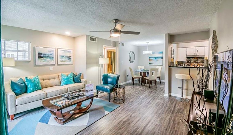 What apartments will $1,400 rent you in Tampa Palms, this month?