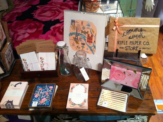 Rifle Paper Co. Mini Store Opening in Lavish