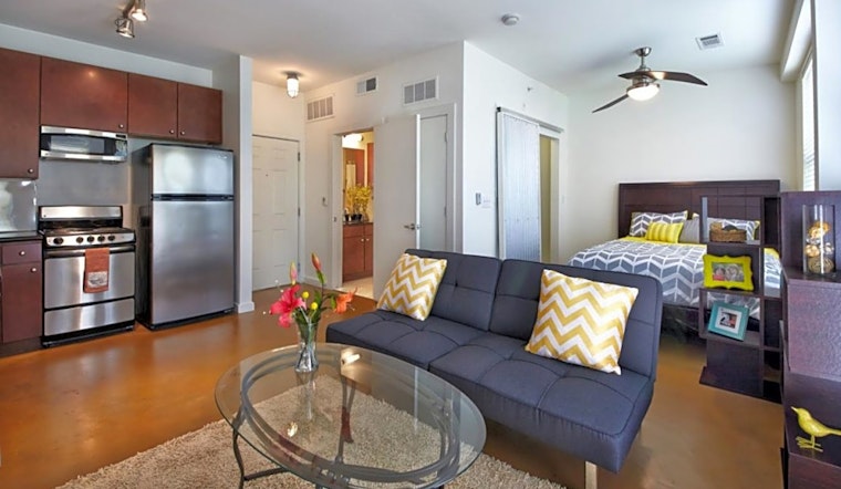 What apartments will $1,800 rent you in South River City, this month?