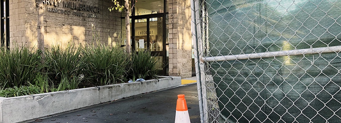 Castro Library Closes Parking Lot For Construction Until May