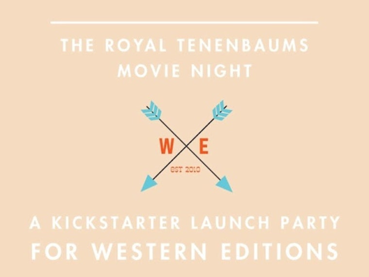 Kickstarter Launch Party for Western Editions