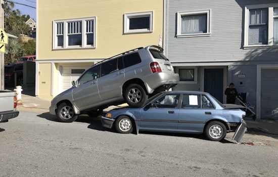 Glen Park Hit-And-Run Creates Literal Pileup