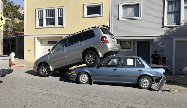 Glen Park Hit-And-Run Creates Literal Pileup