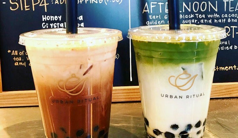 Milk Tea Café 'Urban Ritual' Pops Up In Design District