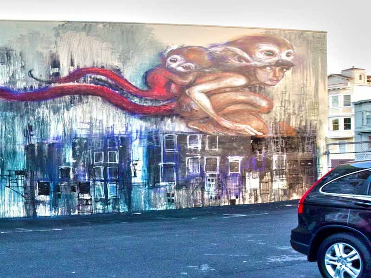 Huge New Mural Appears at Flax