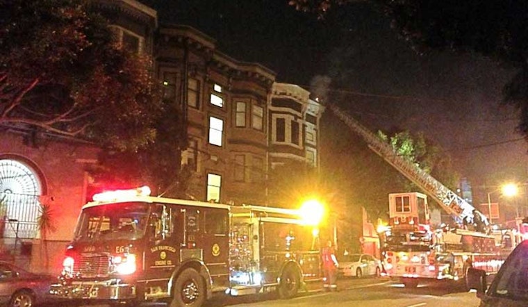 Early Morning House Fire at Oak and Octavia