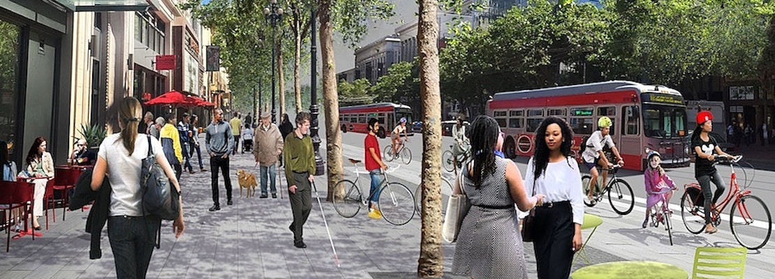 Car-free Market Street possible in 2020, pending city approvals