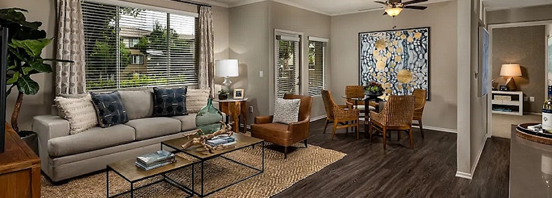 What apartments will $1,800 rent you in Canyon Crest, this month?