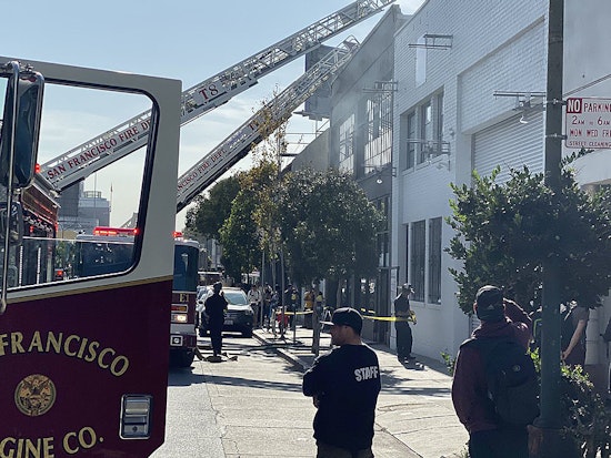 Sightglass Coffee at 7th & Folsom survives a.m. brush with fire