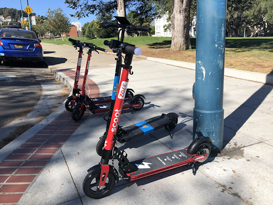 2,500 scooters land on SF's streets today, as 3 new companies join the fray