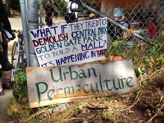 Breaking: Protestors Occupy Hayes Valley Farm