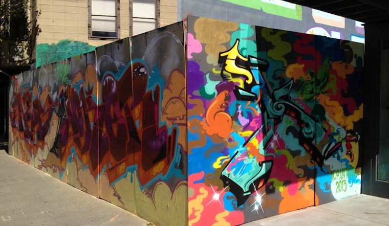 New Street Art Livens Up Construction Site