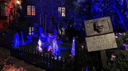 Tombstones, severed heads and more: 2 Castro-area homes go all out with their Halloween displays