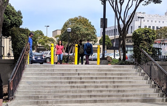 Steel Safety Barrier Rises At Castro Safeway
