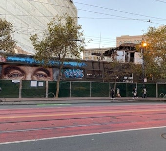 6th & Market's former 'The Hall' to finally be demolished, taking Robin Williams mural with it