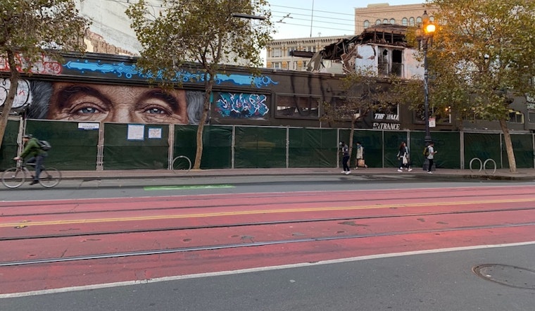 6th & Market's former 'The Hall' to finally be demolished, taking Robin Williams mural with it