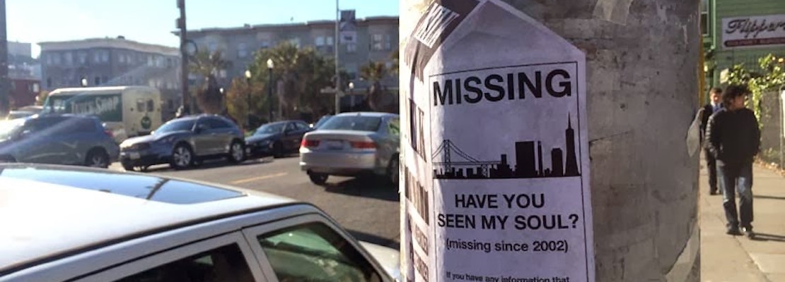 Anonymous Flyers Bemoan Loss Of SF's Soul