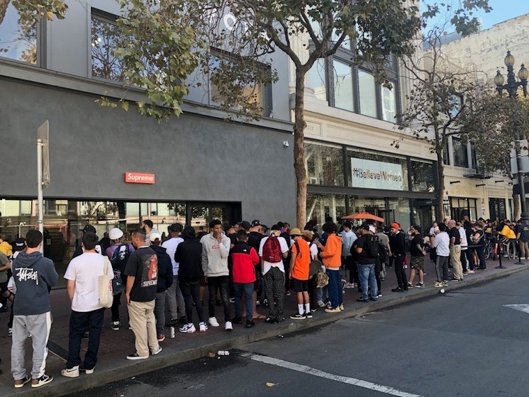 Supreme's SF store opening draws massive crowds, flurry of eBay listings