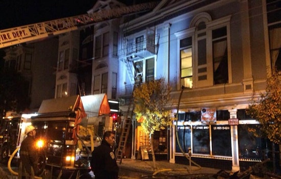 Early Morning Fire On Divisadero