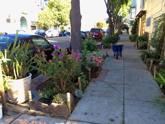 More Sidewalk Gardens Installed