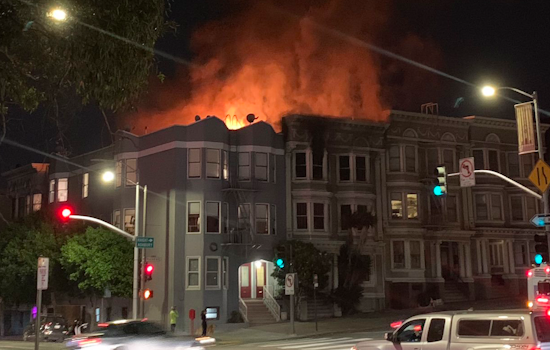 Masonic & Oak fire damages apartment building, but no injuries