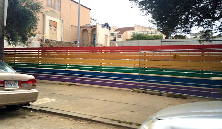 Check Out This Rainbow Fence