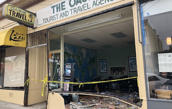 SUV driver plows into Inner Sunset travel agency
