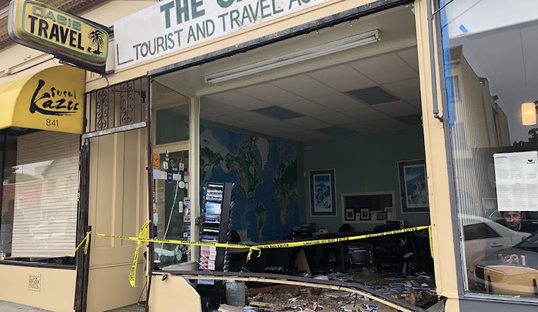 SUV driver plows into Inner Sunset travel agency