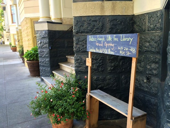 A Tiny Free Library Debuts Tomorrow In Duboce Triangle