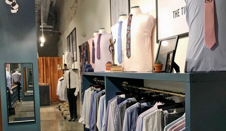 The Tie Bar debuts in Rittenhouse, with affordable menswear and more