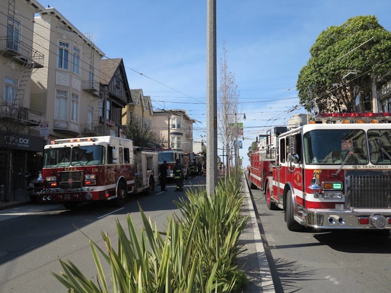 Small Fire Breaks Out On Divisadero And McAllister