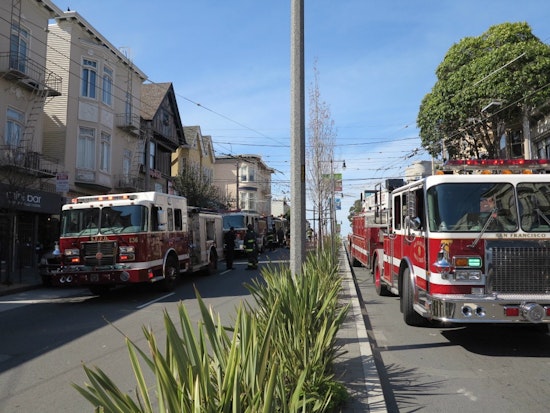 Small Fire Breaks Out On Divisadero And McAllister