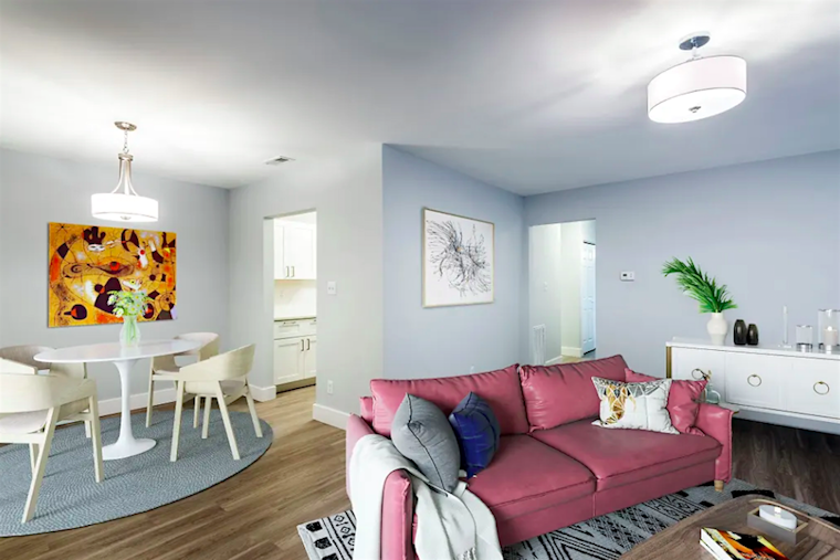 What apartments will $1,100 rent you in Farm Pond, today?