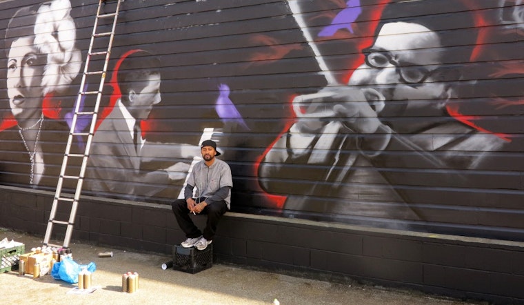 New Jazz-Inspired Mural En Route To Divis and Eddy