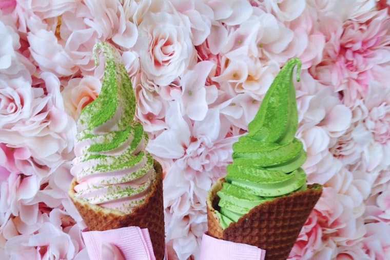 Matcha-cha debuts in Sawtelle with photo-ready soft serve