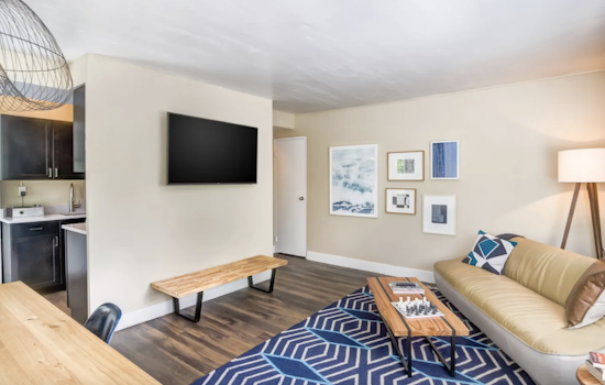 What apartments will $1,300 rent you in Downtown, this month?