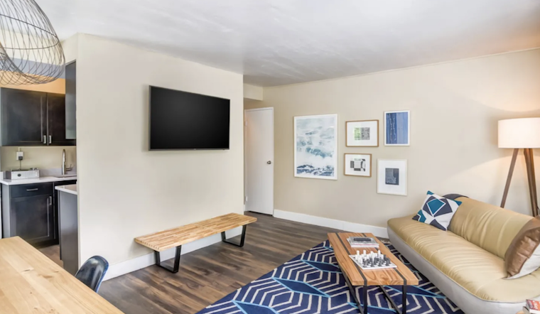 What apartments will $1,300 rent you in Downtown, this month?